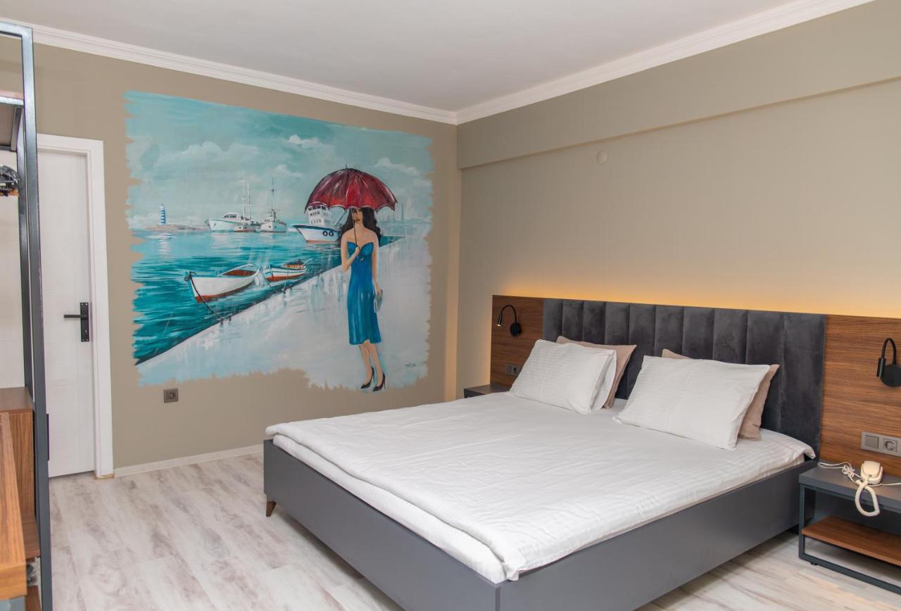 Kayalar Blue Beach Hotel Sazlı エクステリア 写真