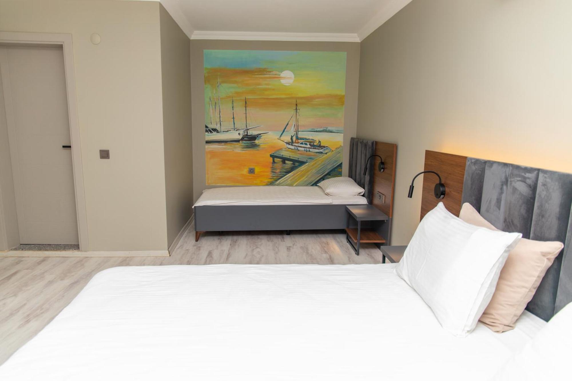 Kayalar Blue Beach Hotel Sazlı エクステリア 写真