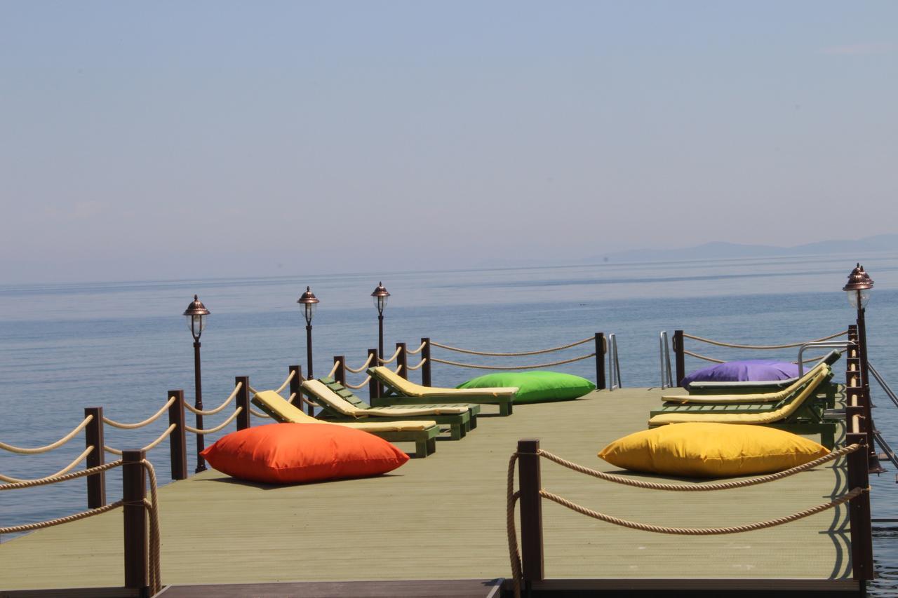 Kayalar Blue Beach Hotel Sazlı エクステリア 写真